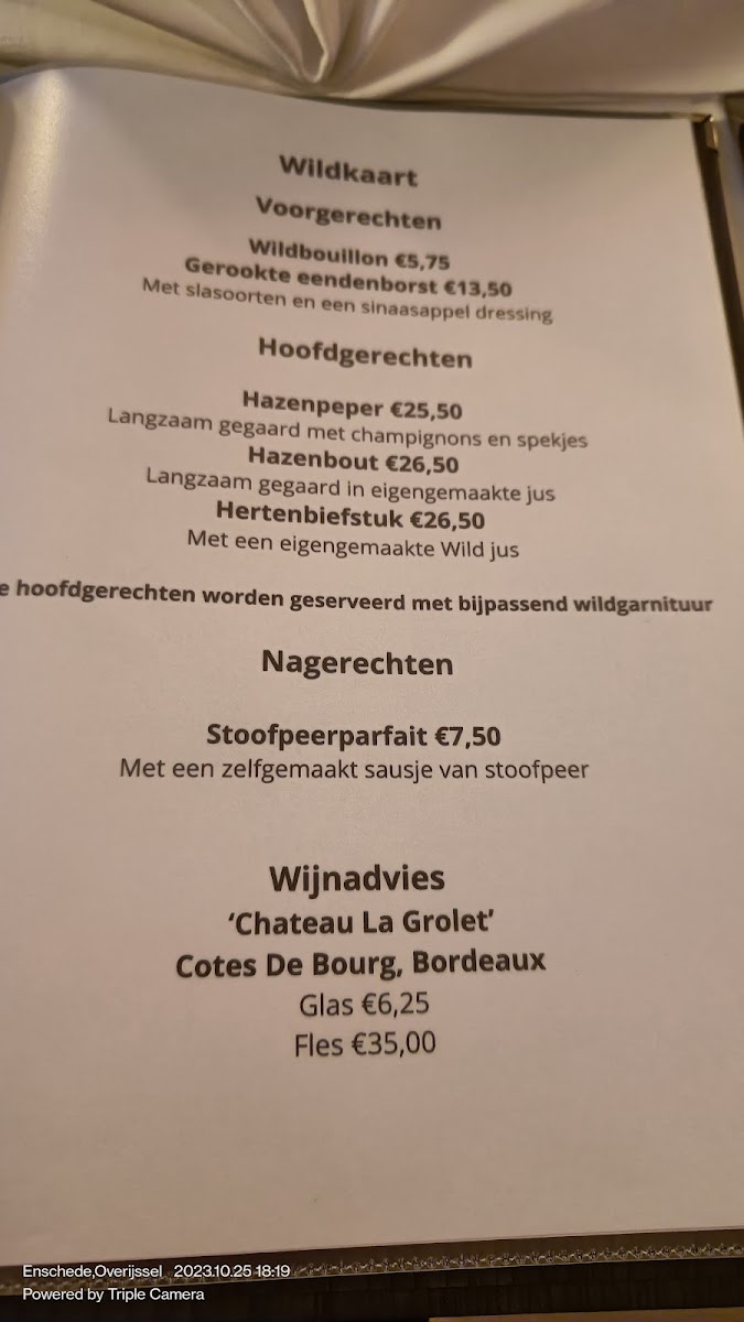 Menu Cafe-Restaurant Dolphia V.o.f.-2